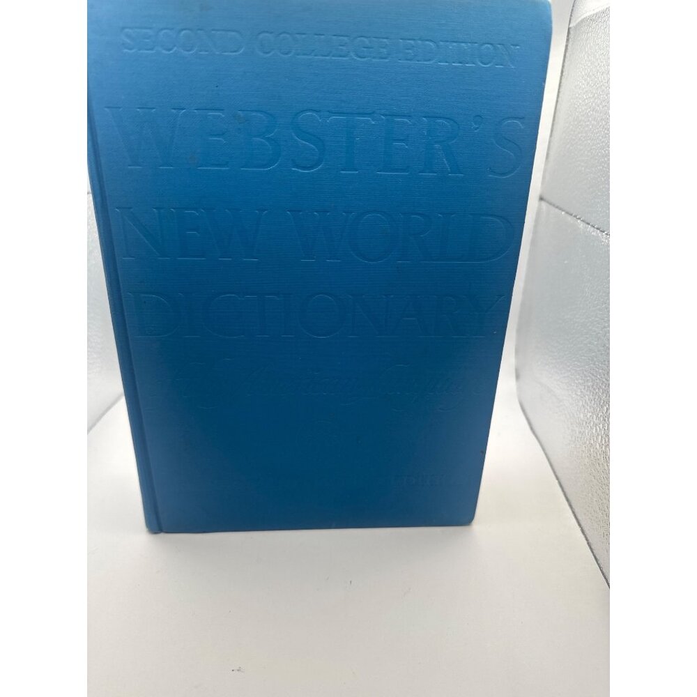 Websters New World Dictionary Second College Edition 1972 Library Office